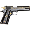 Colt 1911 5" .38 Super Black Oscuro Y Oro 9rd Pistol - O1911C-38-OYO For Sale